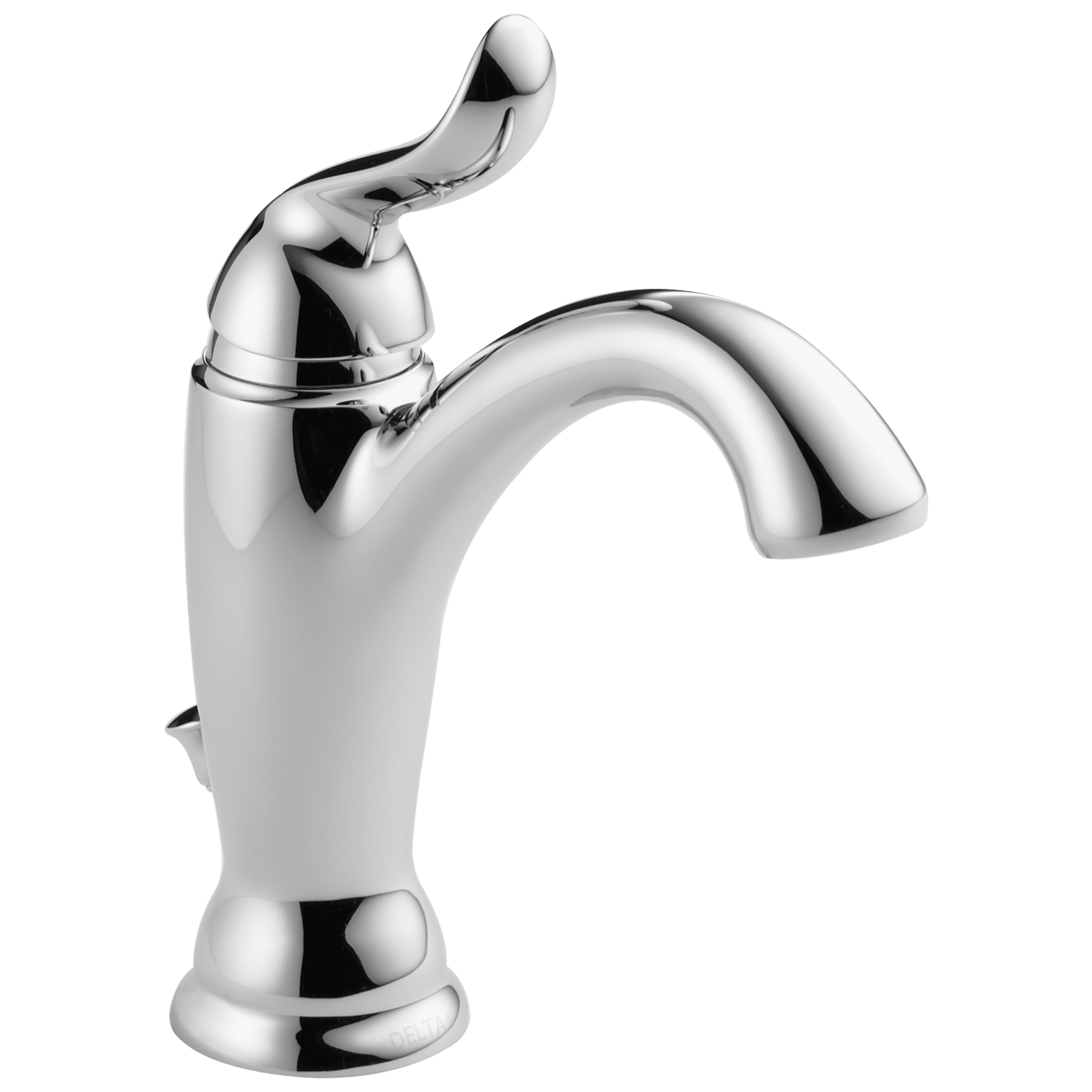 Modern Chrome-Plated Brass Single Hole Bathroom Faucet with ADA Compliance