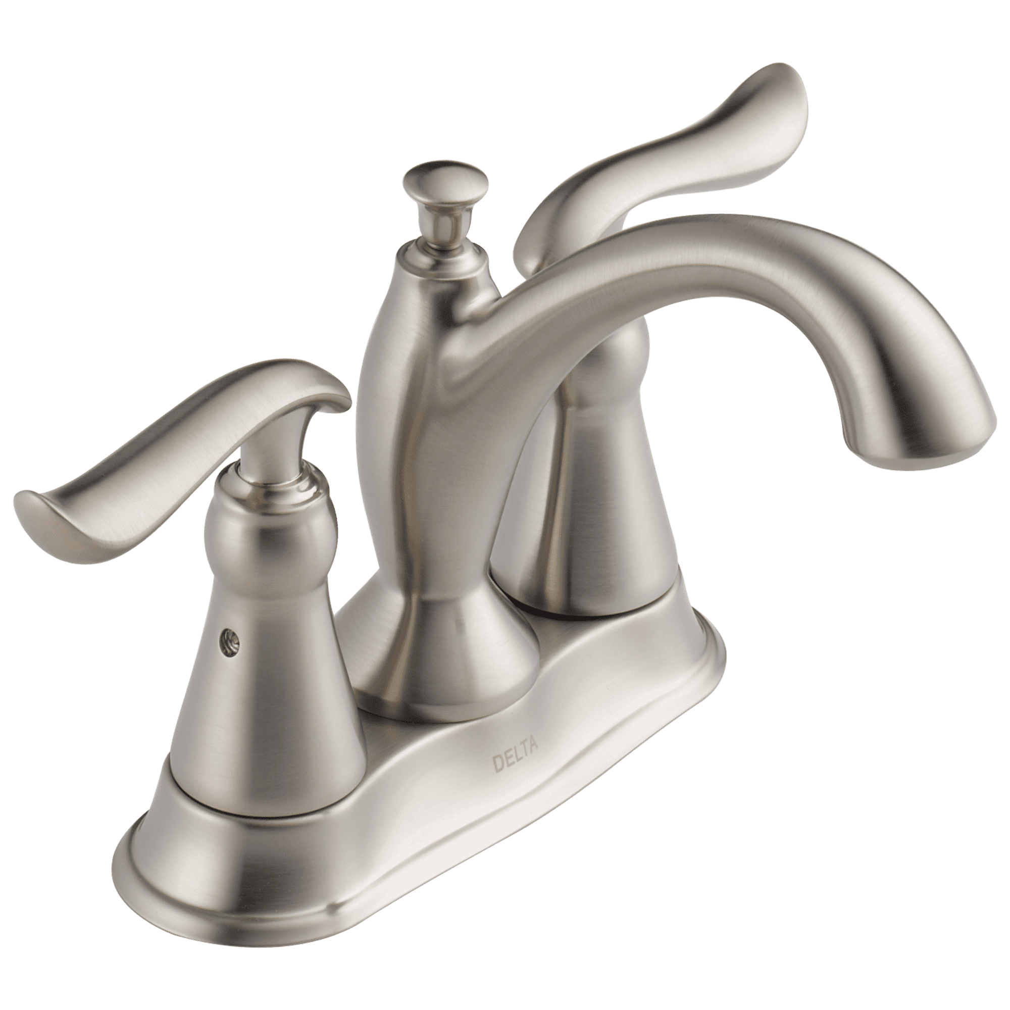 Linden Centerset Bathroom Faucet with Drain Assembly, 2-handle Bathroom Sink Faucet
