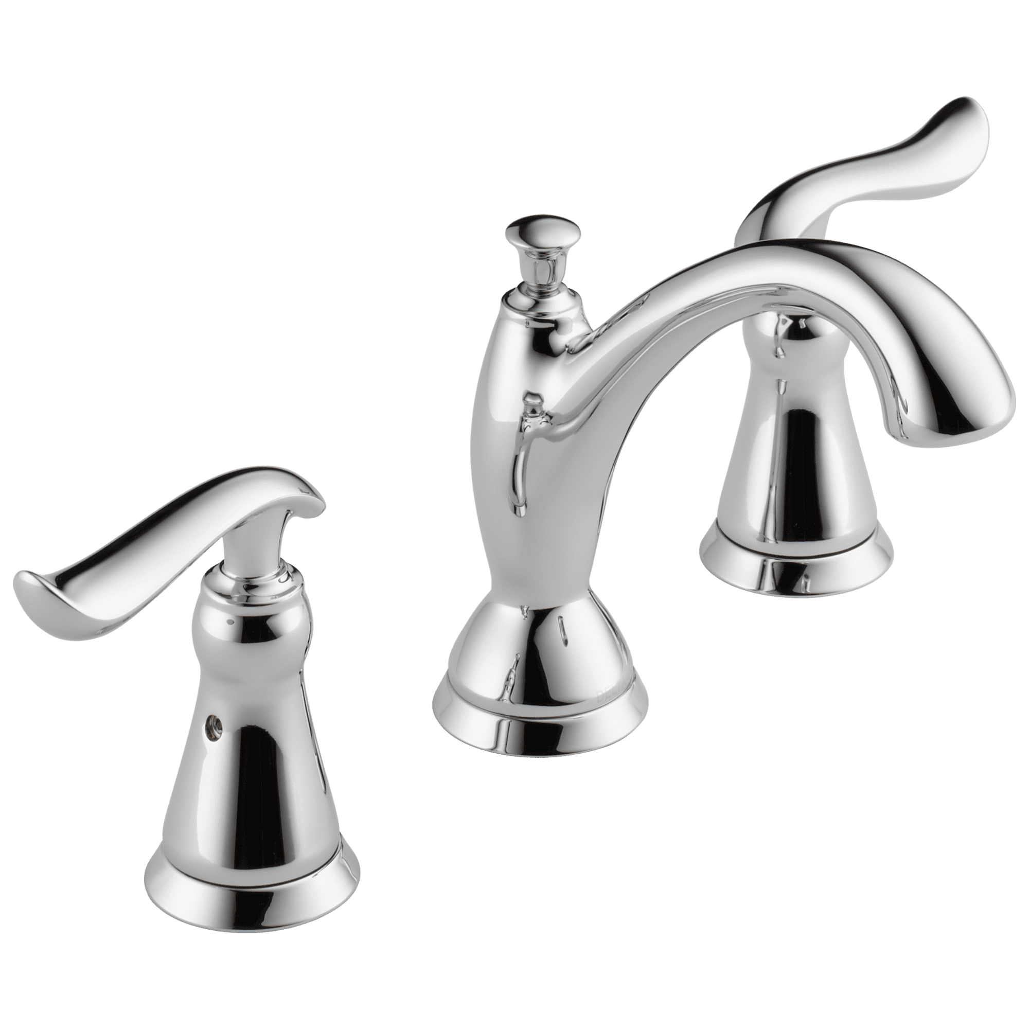 Modern Contemporary 16" Widespread Zinc Bathroom Faucet in Chrome