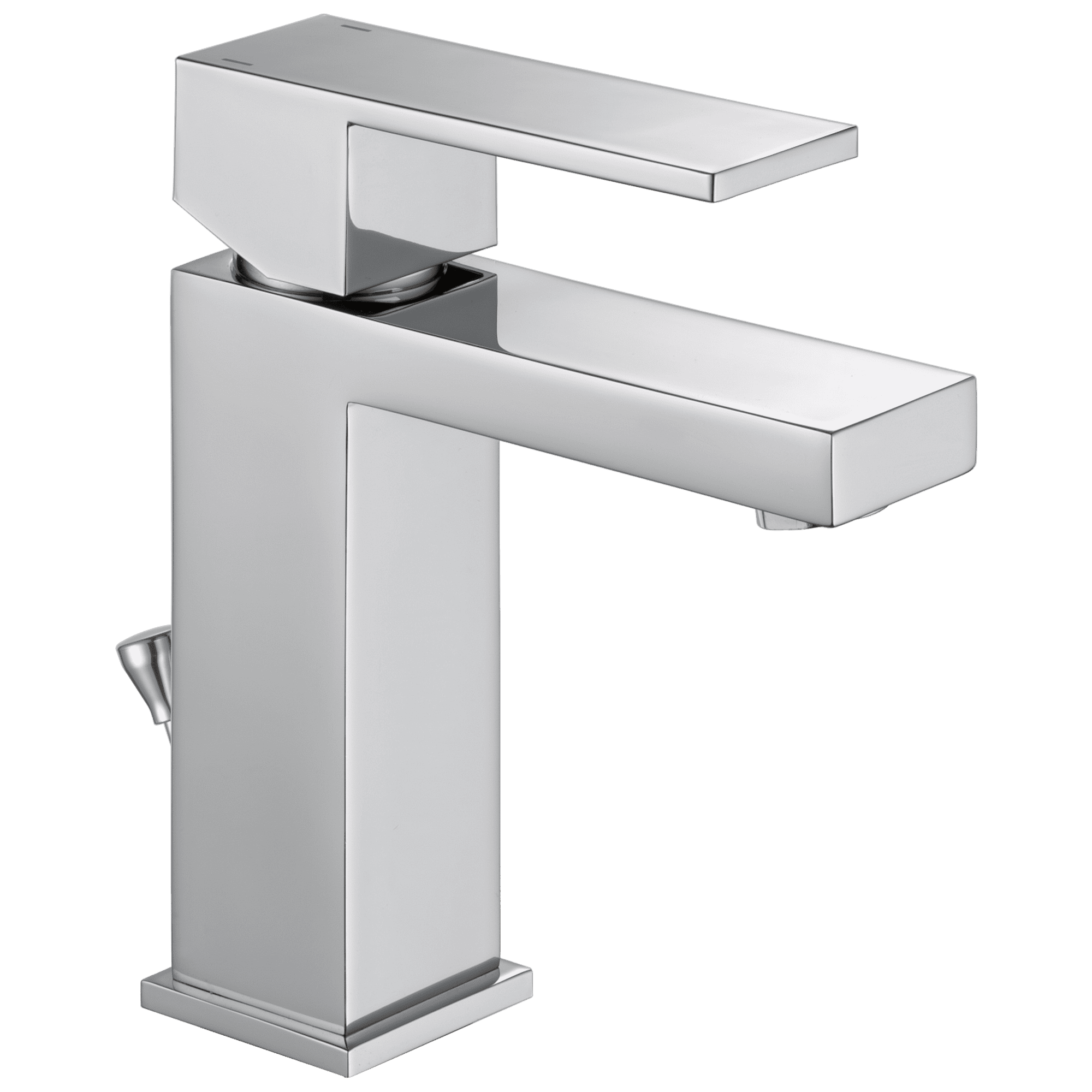 Modern Single Hole Bathroom Faucet with Drain Assembly