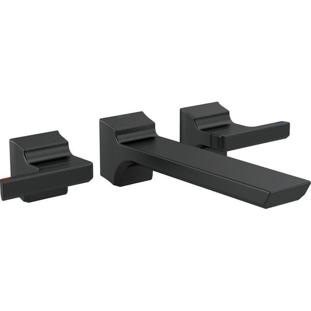 Pivotal Double Handle Wall Mounted Bathroom Faucet