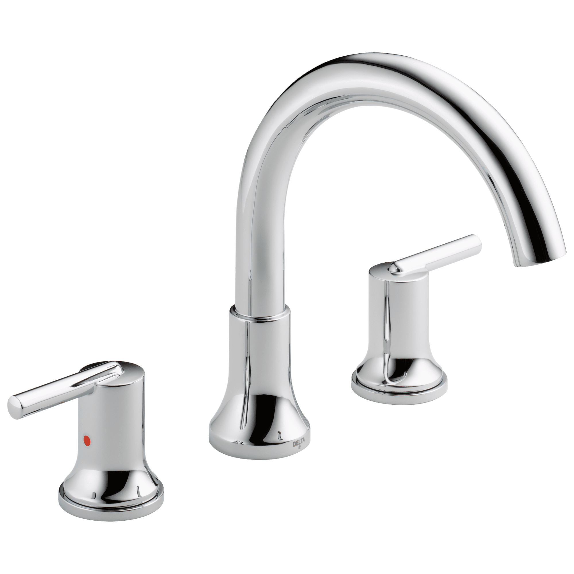 Trinsic Double Handle Deck Mounted Roman Tub Faucet