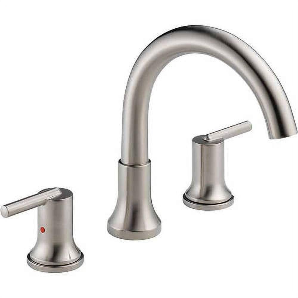 Trinsic Double Handle Deck Mounted Roman Tub Faucet