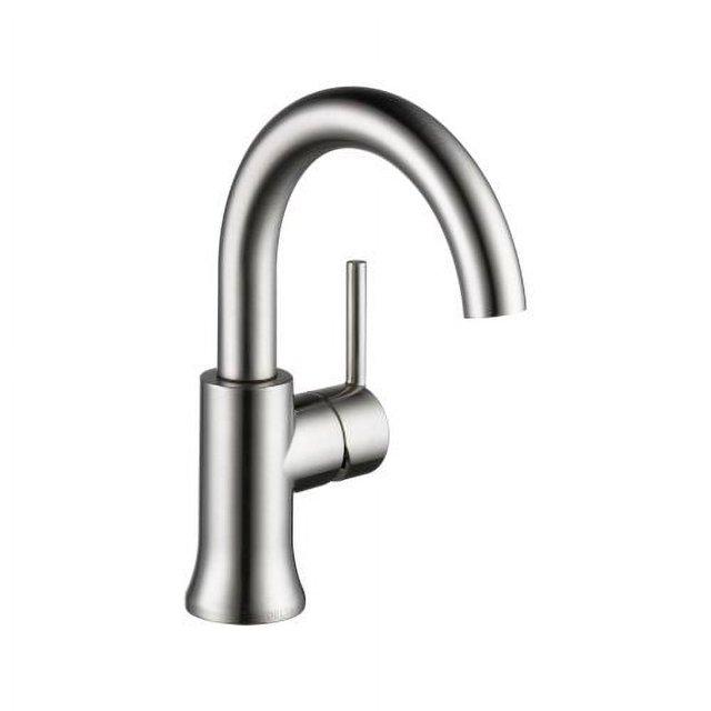 Trinsic Single Hole Bathroom Faucet with Drain Assembly, Single Handle Bathroom Sink Faucet