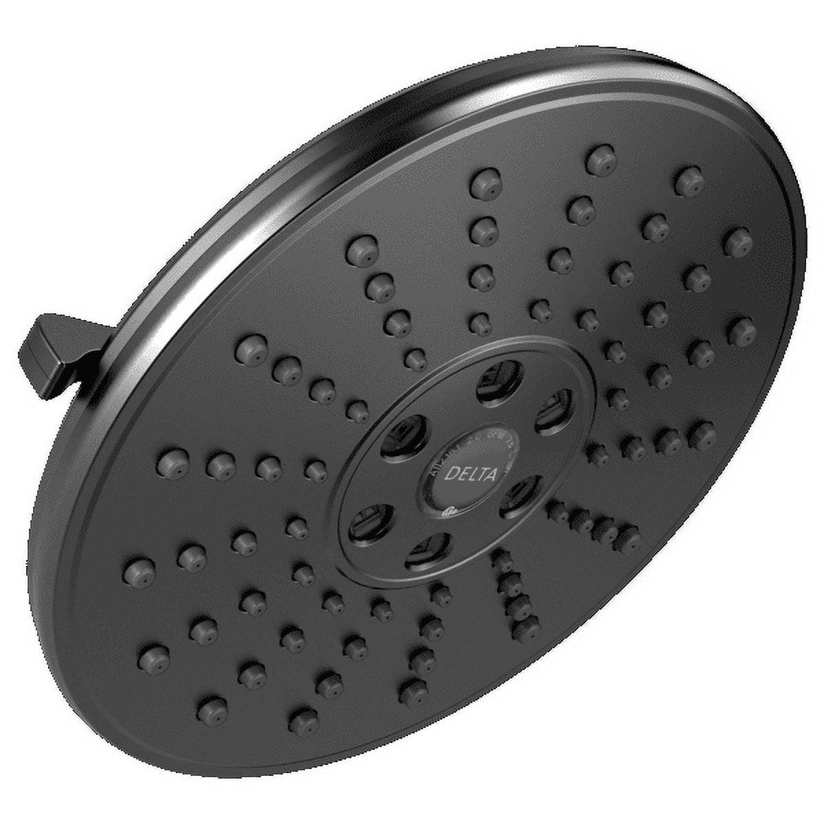 Universal Showering Components Shower Head in Matte Black