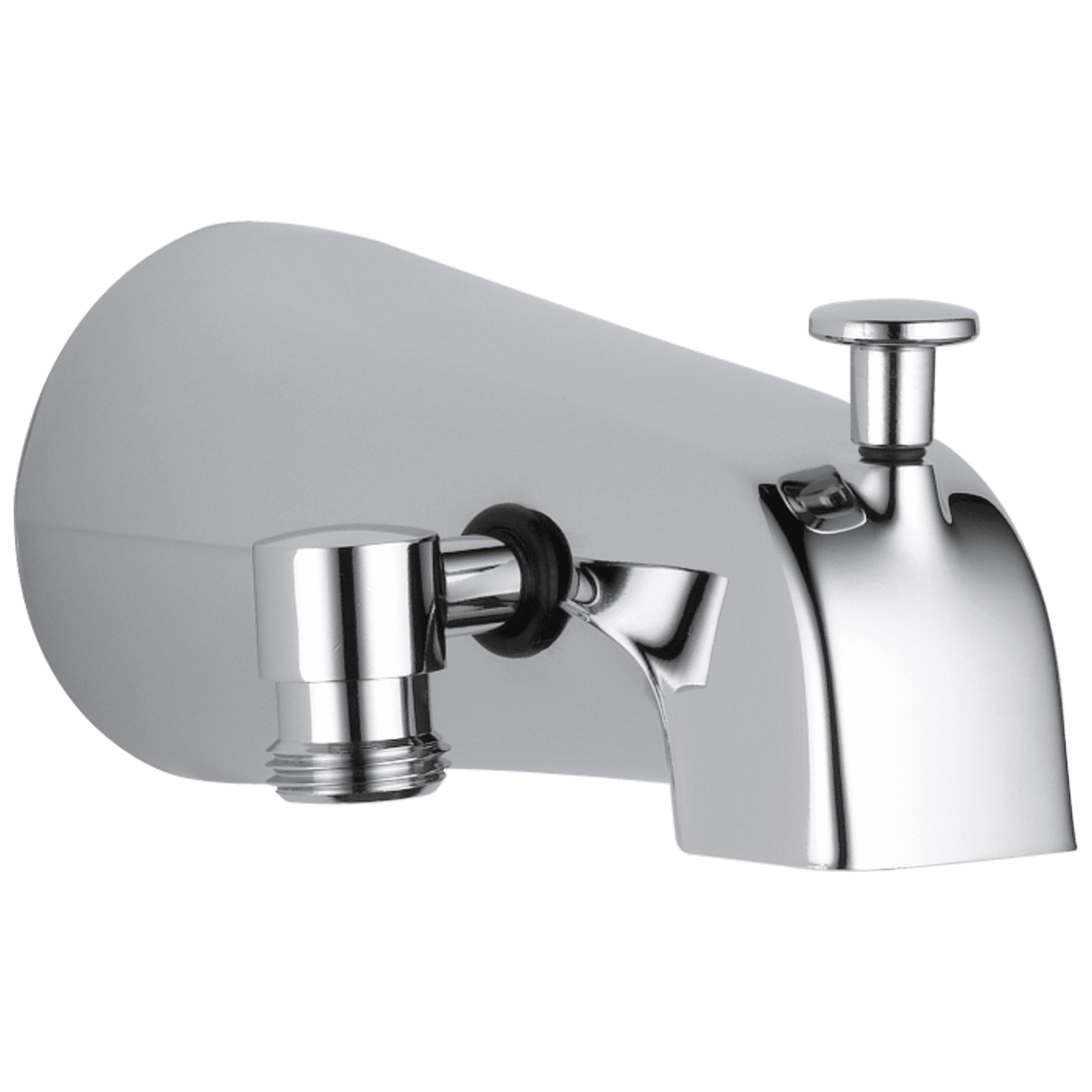 Chrome Wall Mounted Tub Spout with Diverter