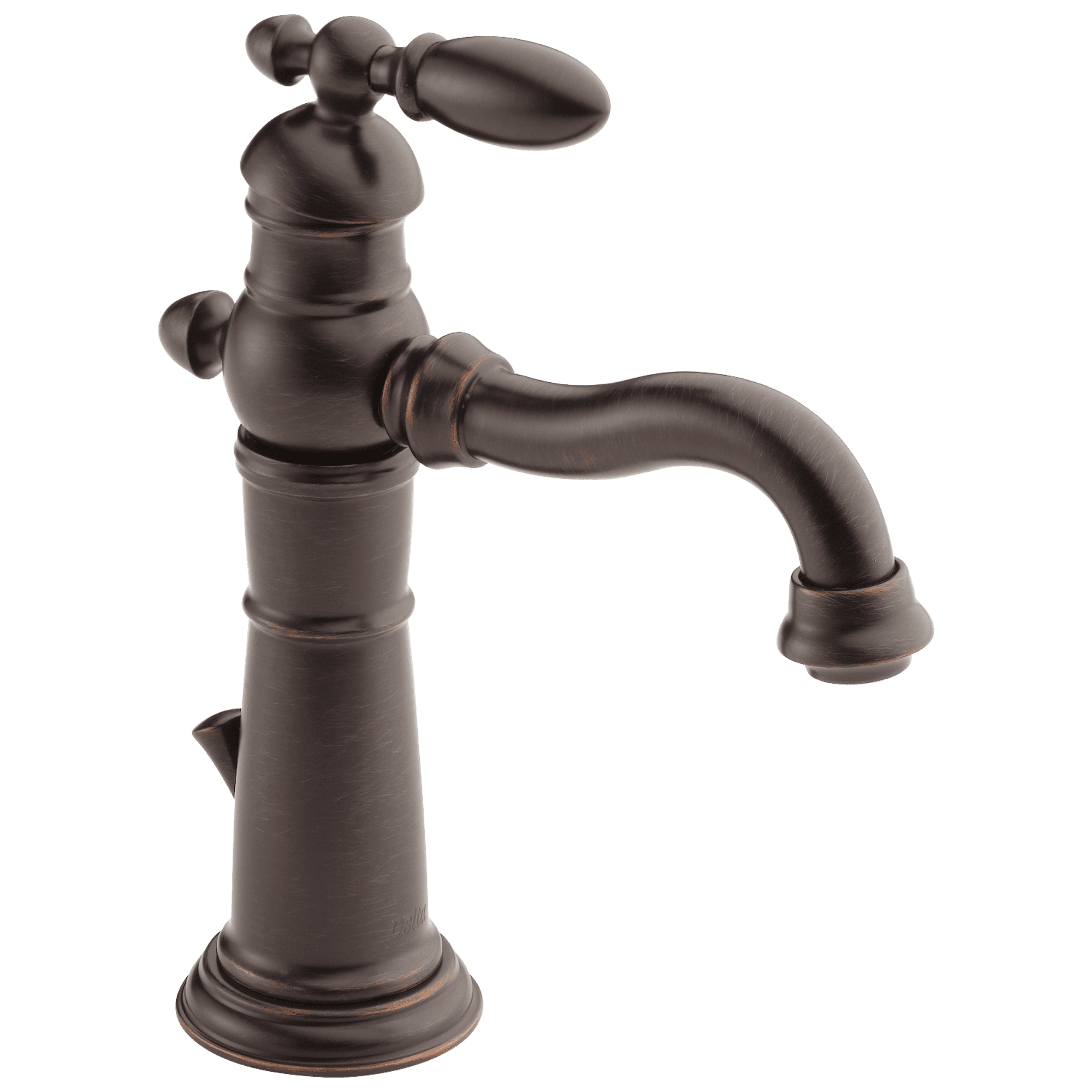 Victorian Single Hole Bathroom Faucet with Drain Assembly