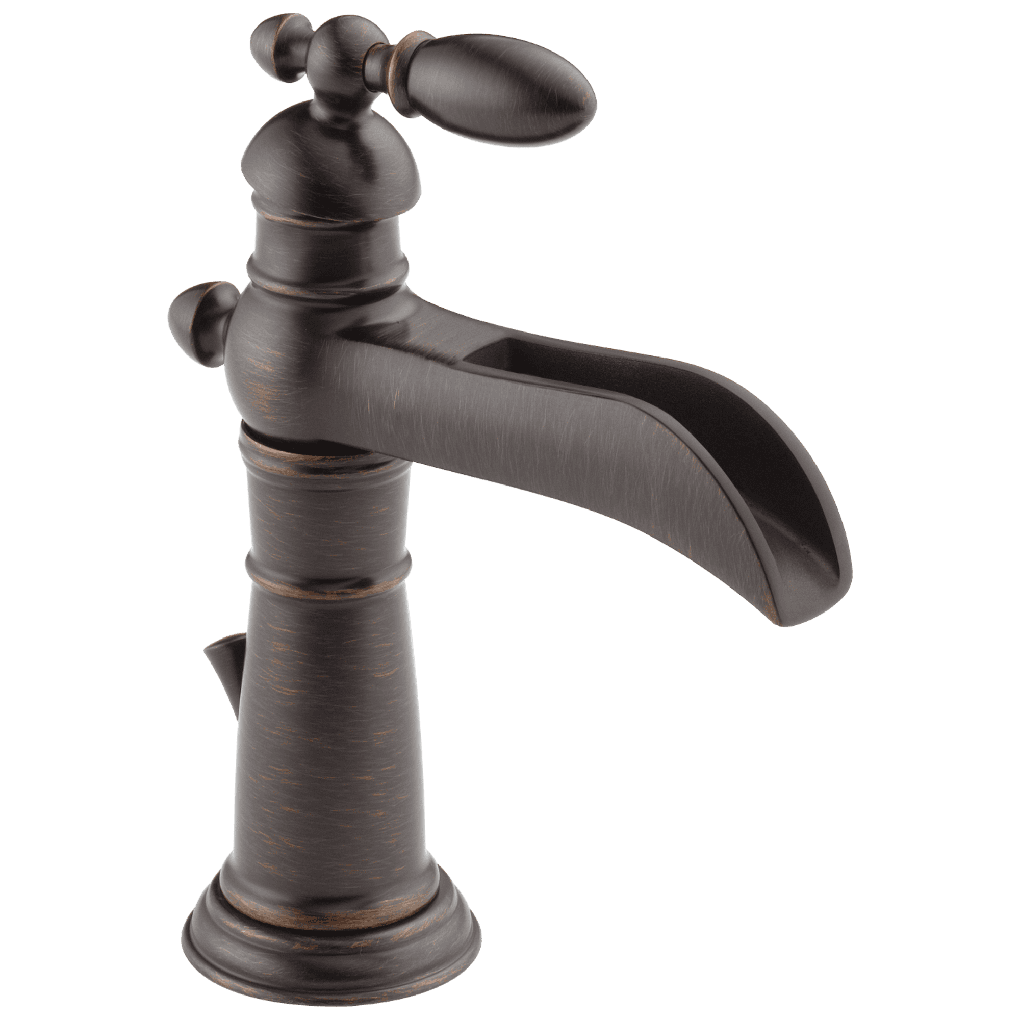 Modern Stainless Steel Single Hole Faucet in Venetian Bronze