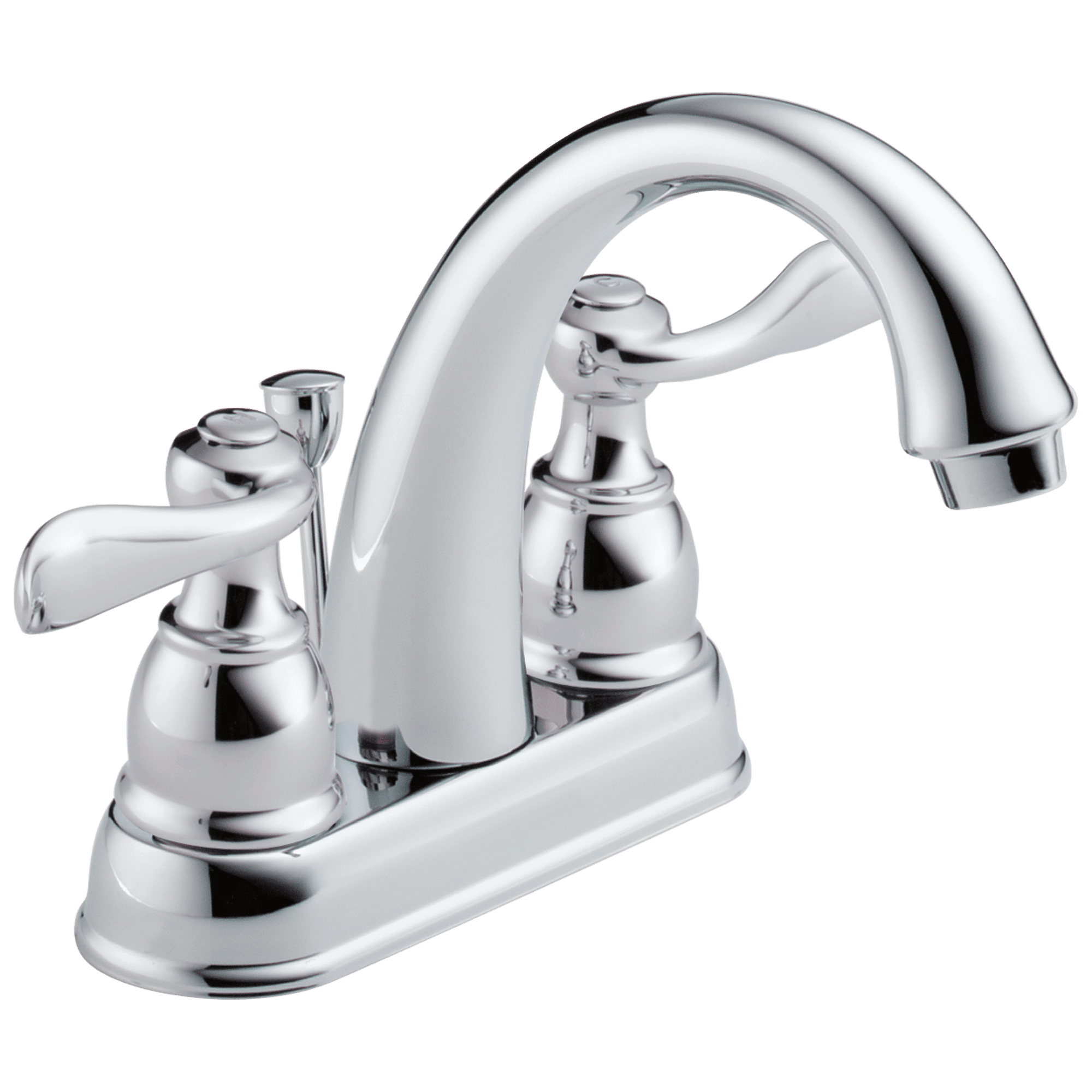 Windemere Polished Chrome Traditional 2-Handle Centerset Bathroom Faucet