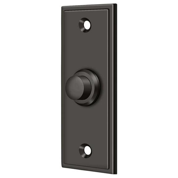 Deltana BBS333U10B Rectangular Contemporary Bell Doorbell Button