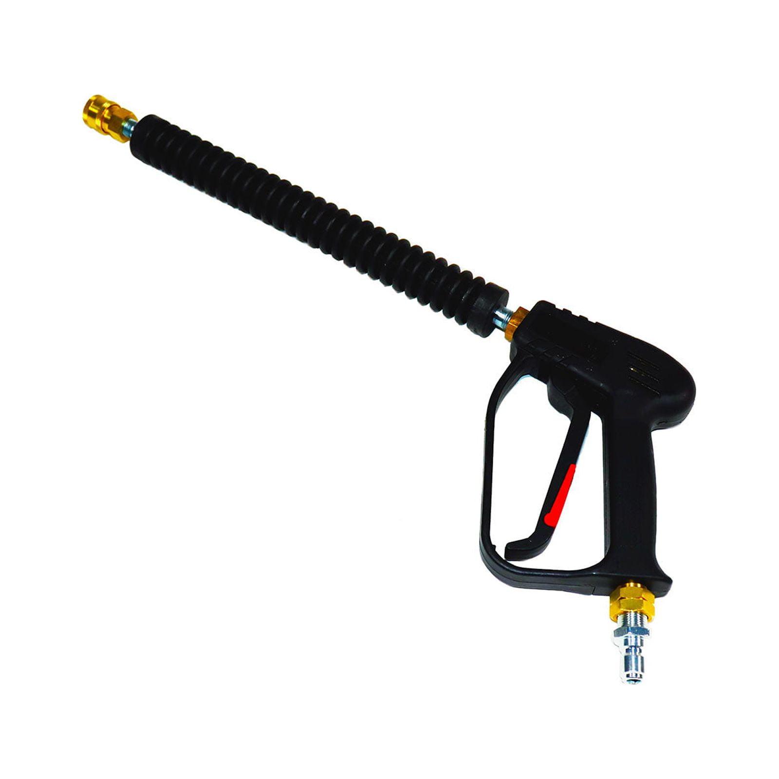 Deluxe 4000 PSI Black Pressure Washer Gun with 12" Wand