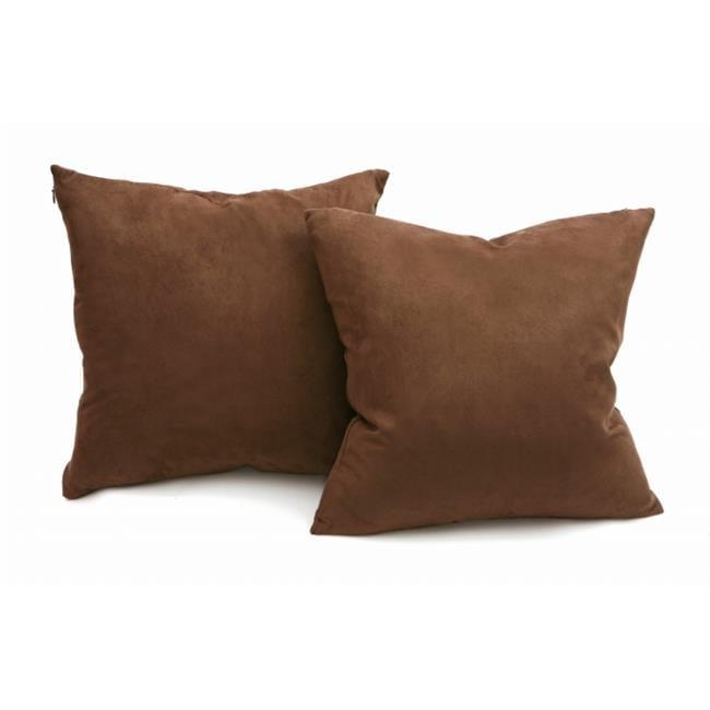 Deluxe Comfort Microsuede Throw Pillow (Set of 2)