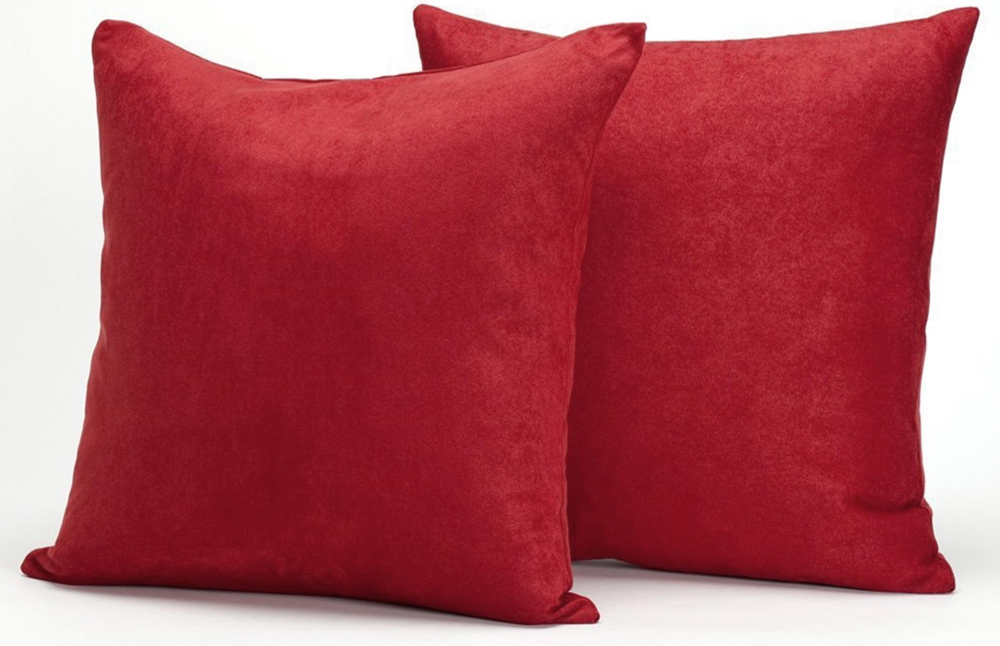 Deluxe Comfort Microsuede Throw Pillow (Set of 2)