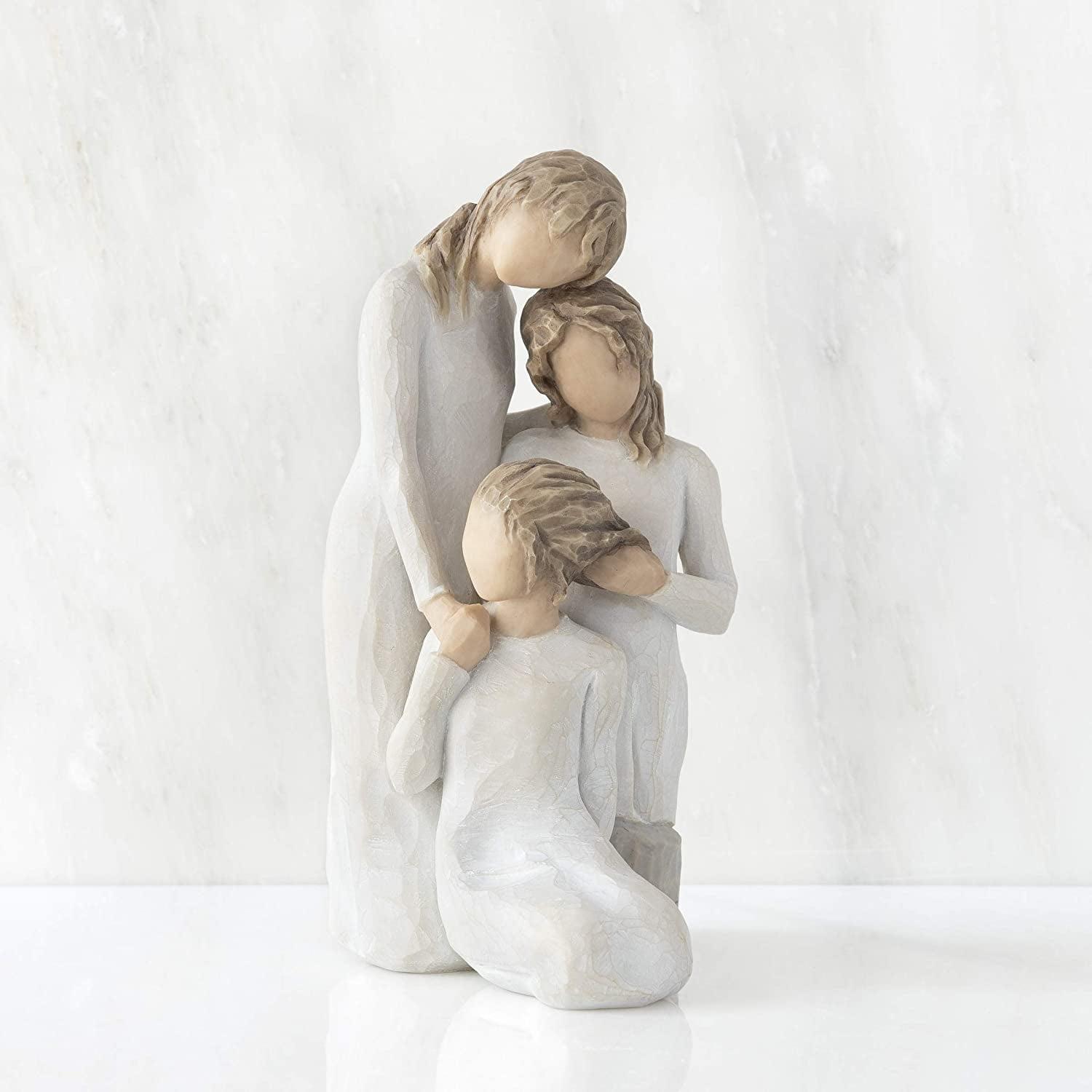 Hand-Painted Resin Figurine Celebrating Sisterhood and Friendship