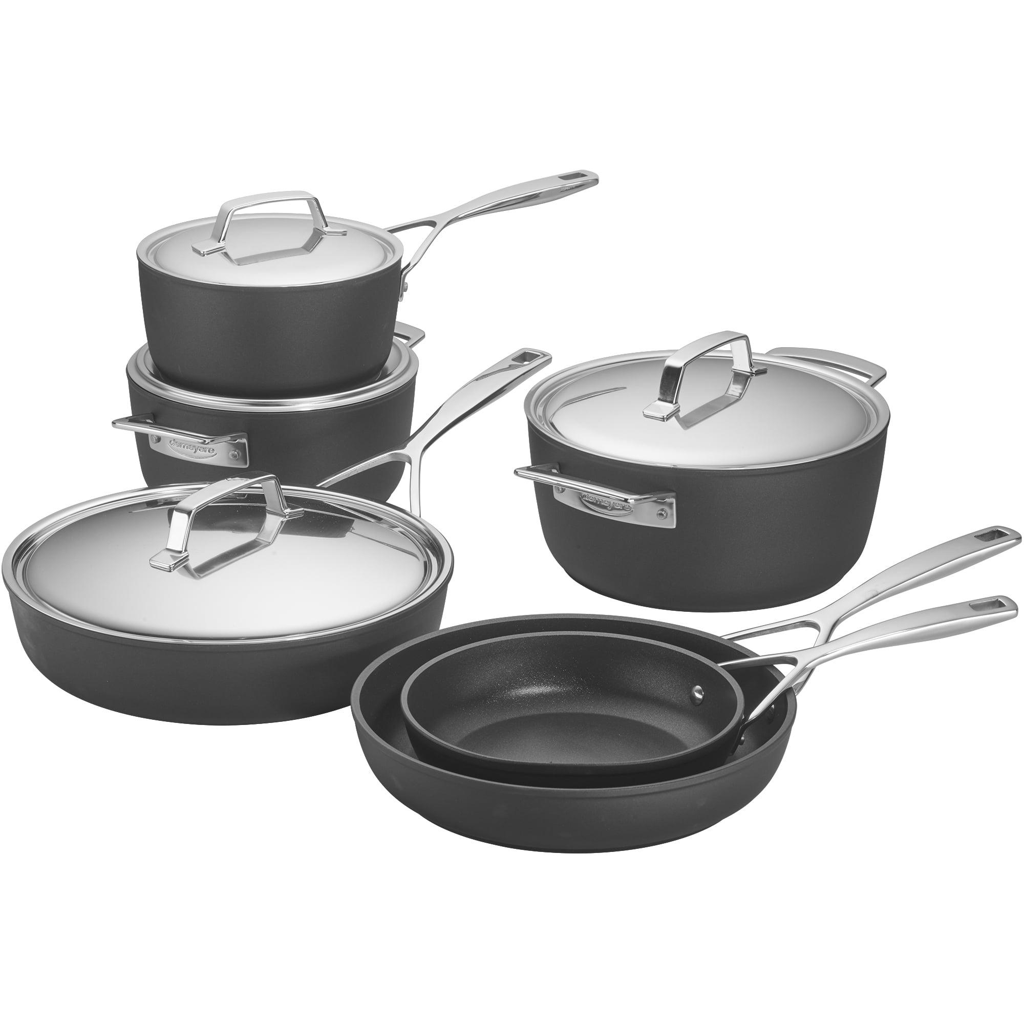 Demeyere AluPro 10-Piece Nonstick Aluminum Cookware Set