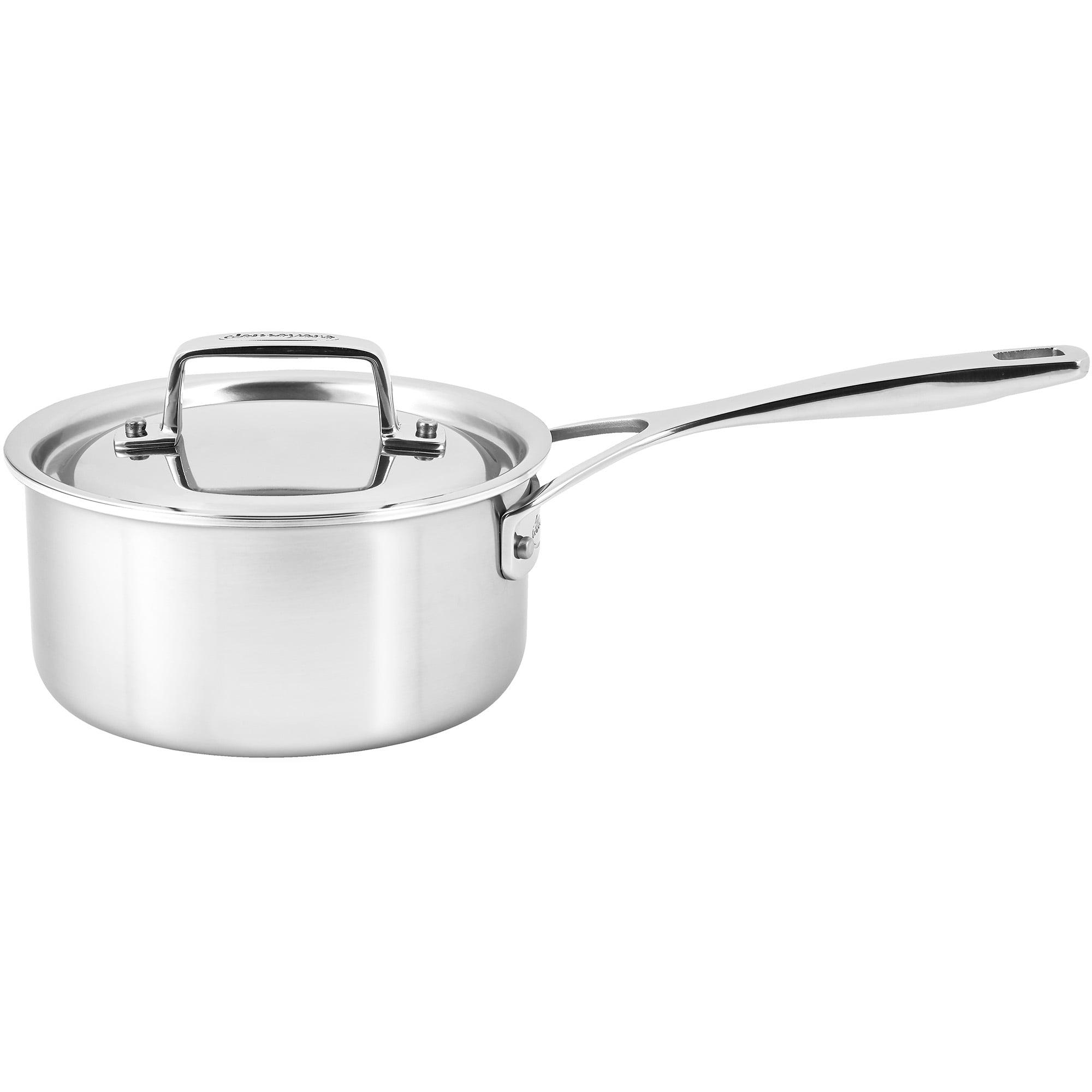 Demeyere Essential 5-ply Stainless Steel Saucepan with Lid