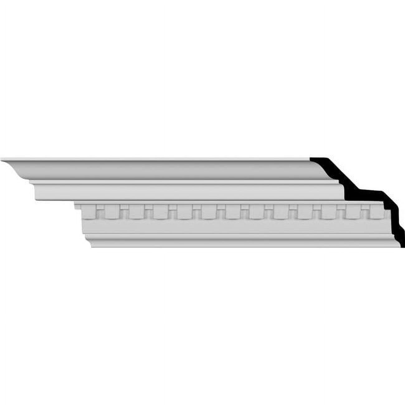 Classic White Polyurethane Dentil Crown Moulding