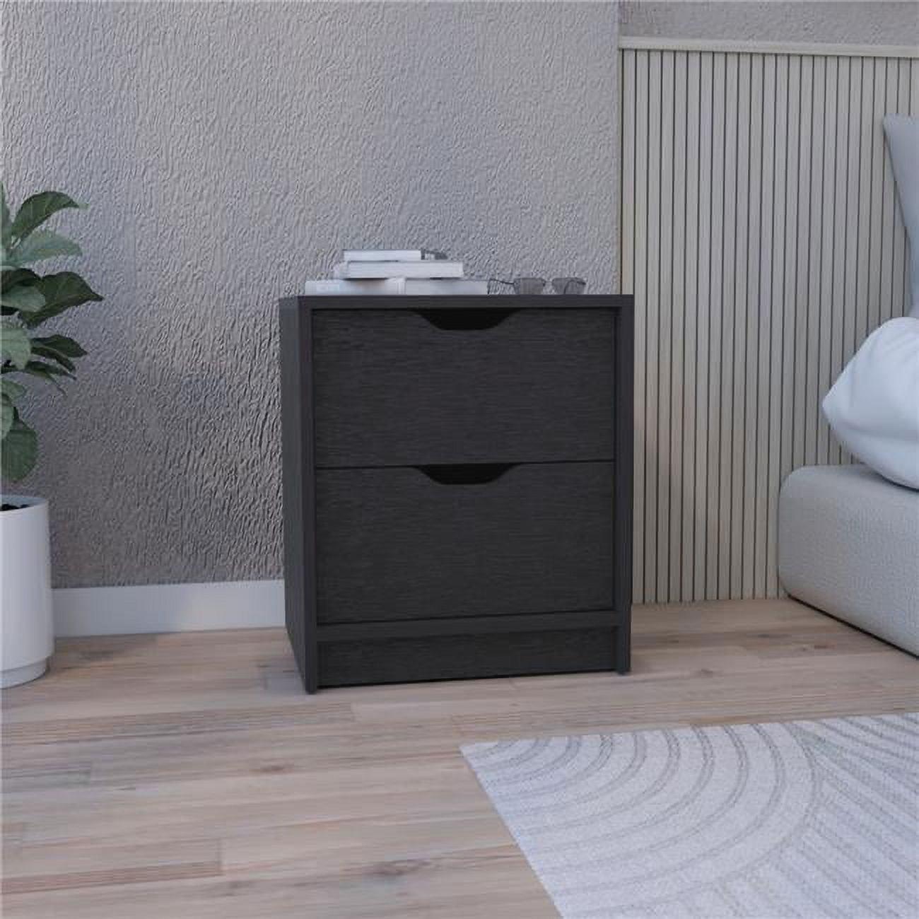 Houma Elegant White 4-Drawer Dresser with Dual Lower Cabinets