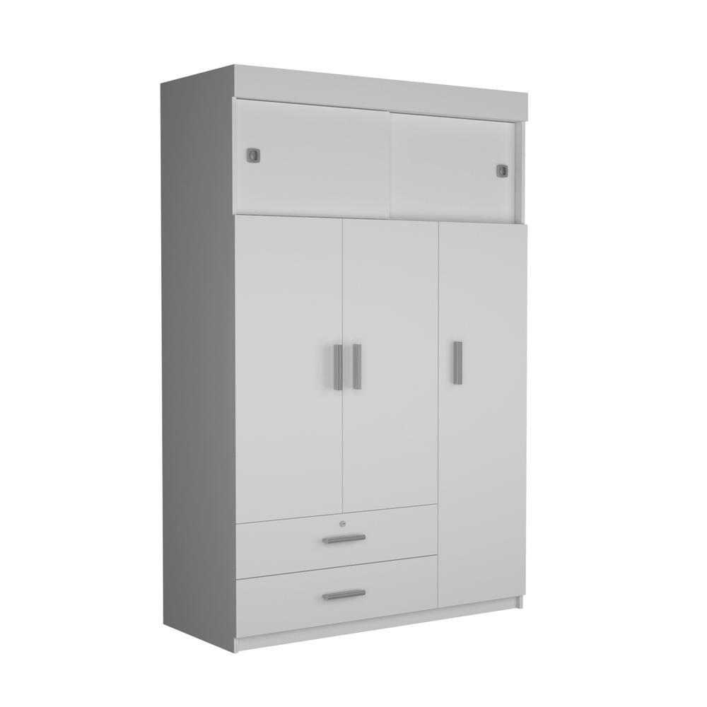 Depot E-Shop Indiana Armoire - White