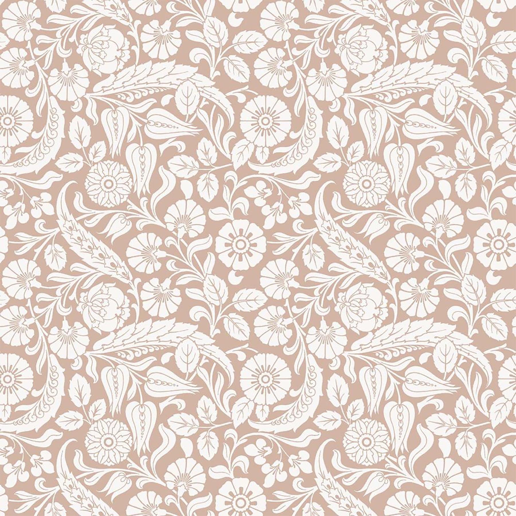 Design Department Cordelia Pink Baroque Blooms Wallpaper, 20.9-in by 33-ft