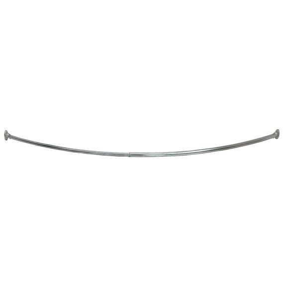 Design House Design House  63" Adjustable Curved Fixed Shower Curtain Rod