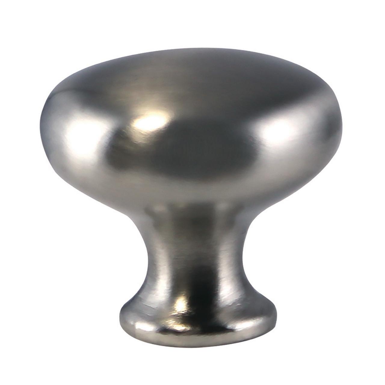 Design House Design House 564567 1.25-inch Mushroom Cabinet Knob, Satin Nickel, 5-Pack (Set of 5)