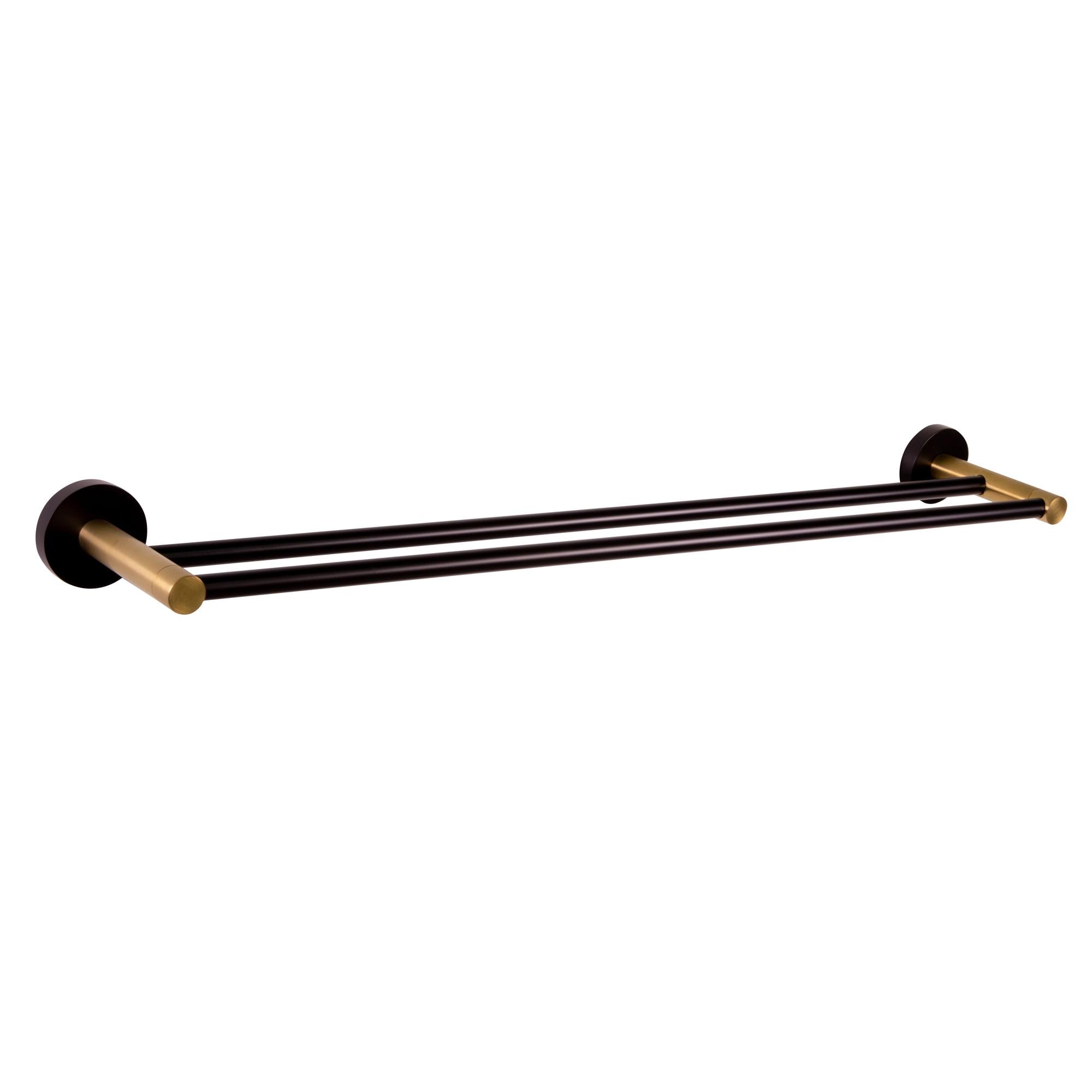 Design House Kelton Double Towel Bar 24" Satin Nickel