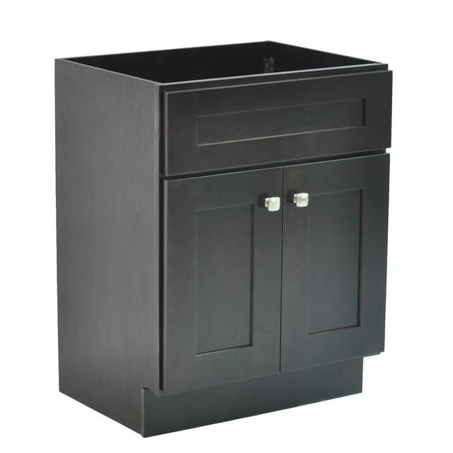 Design House Brookings 24 Inch Bathroom Vanity, Ready to Assemble, Solid Wood, Sherwin Williams – Design House, 587063