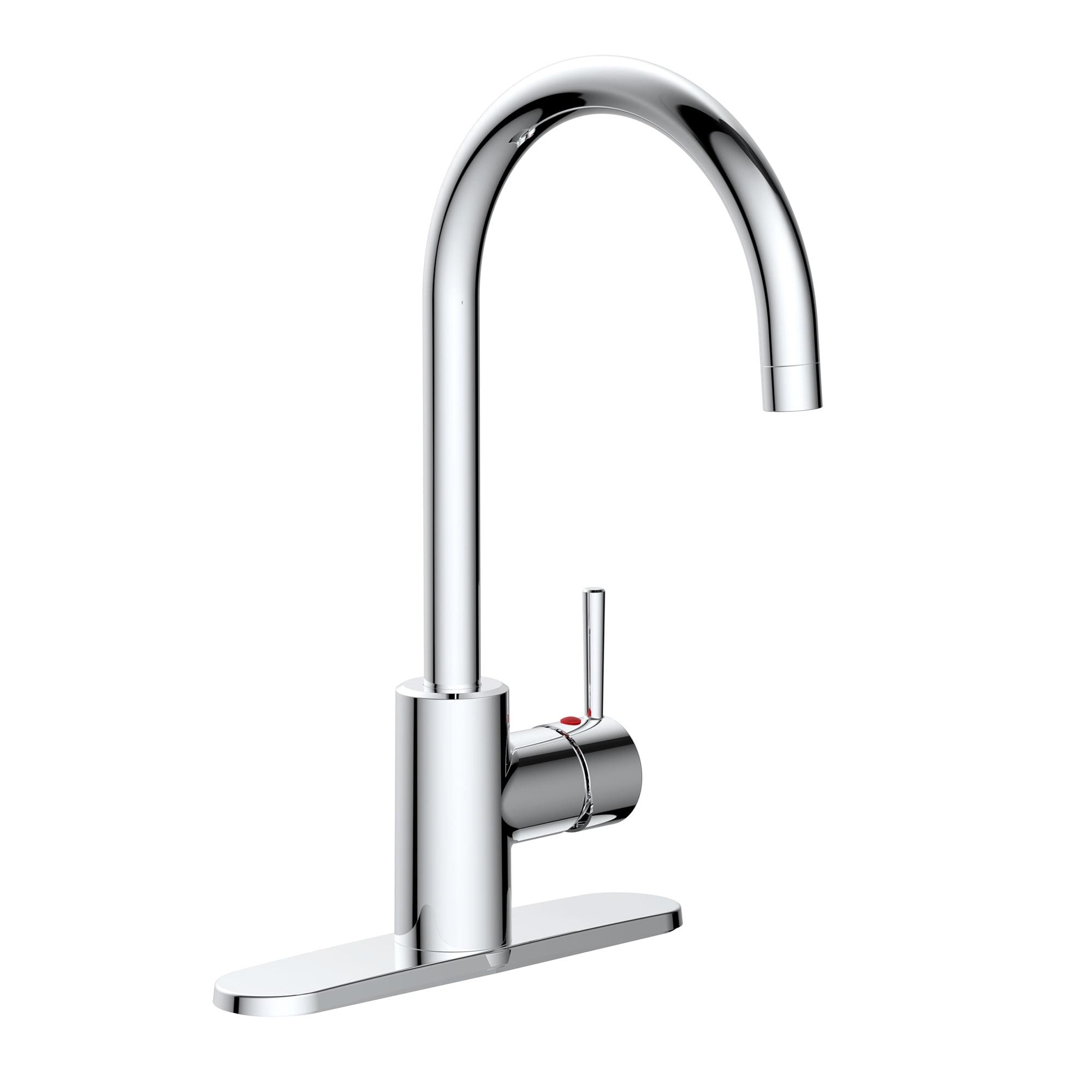 Design House 595660 Eastport II Modern Single-Handle Faucet for Kitchen in Polished Chrome
