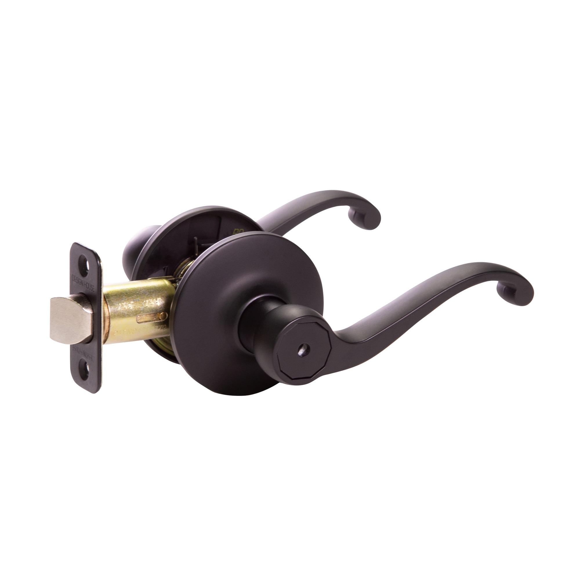 Design House 779223 Scroll Privacy Bed/Bath Door Lever