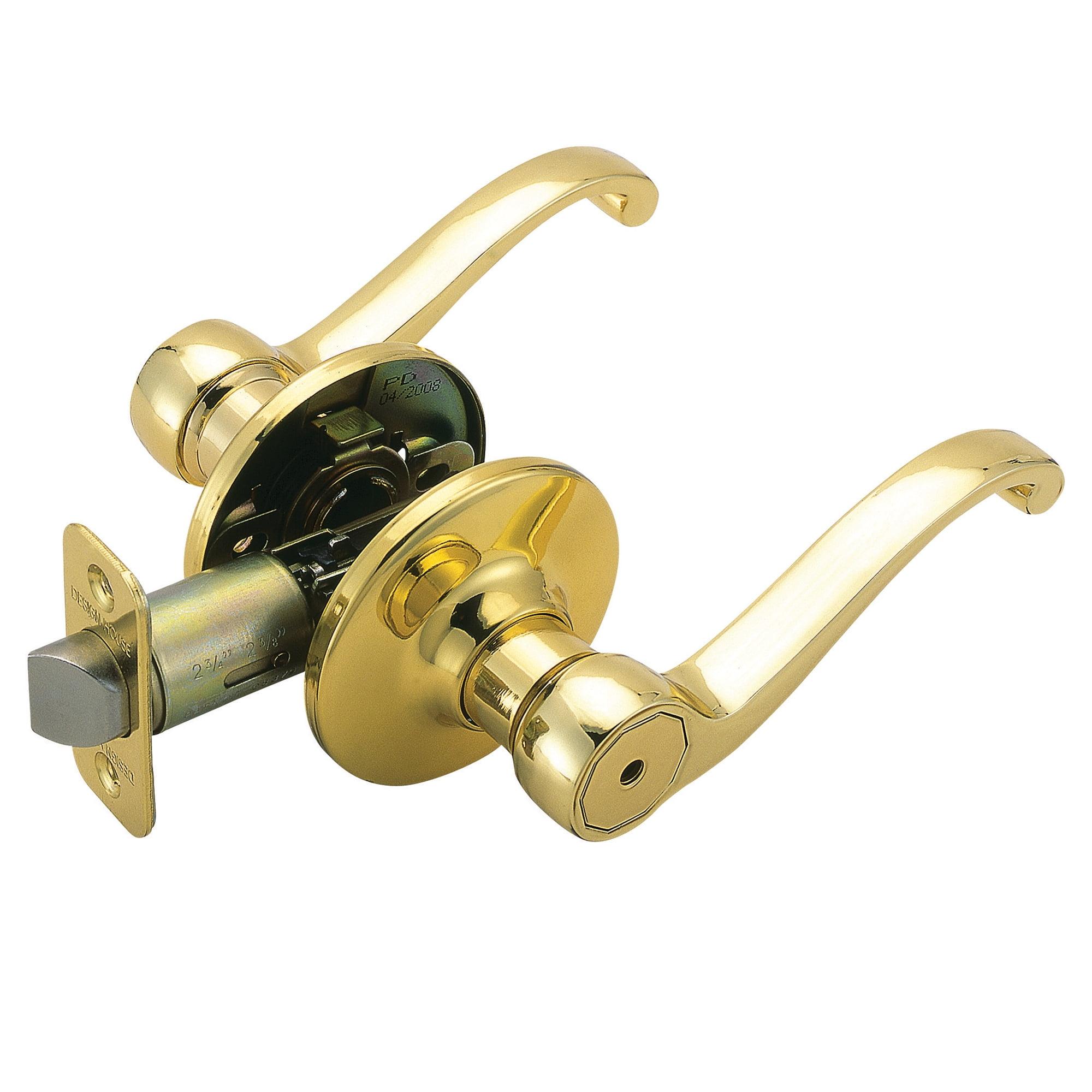 Scroll Privacy Bed/Bath Door Lever