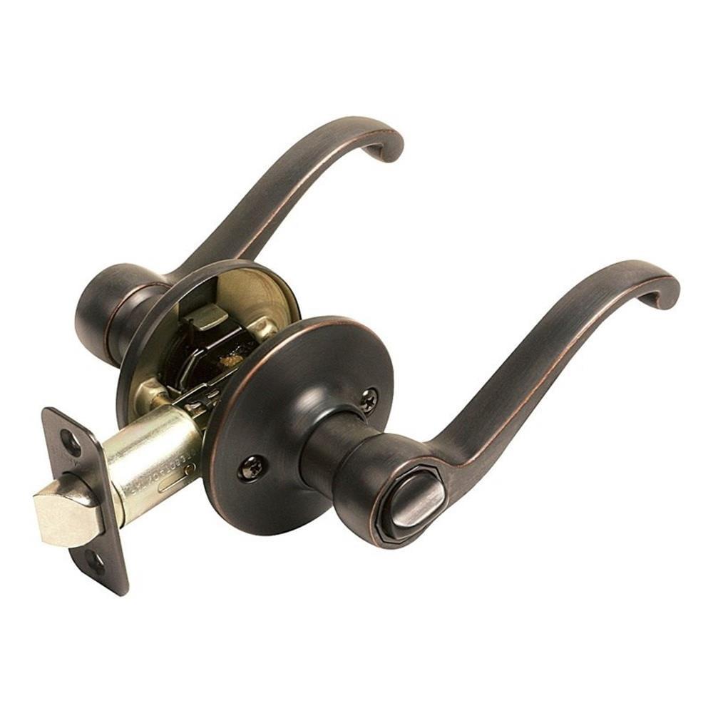 Oil Rubbed Bronze Universal Privacy Door Lever