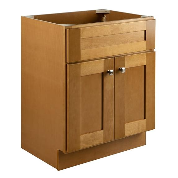 Design House Brookings 24 Inch Bathroom Vanity, Ready to Assemble, Solid Wood, Sherwin Williams – Design House, 587063