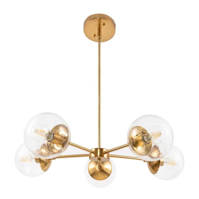 Design House Gracelyn 5-Light Indoor Chandelier in Satin Gold