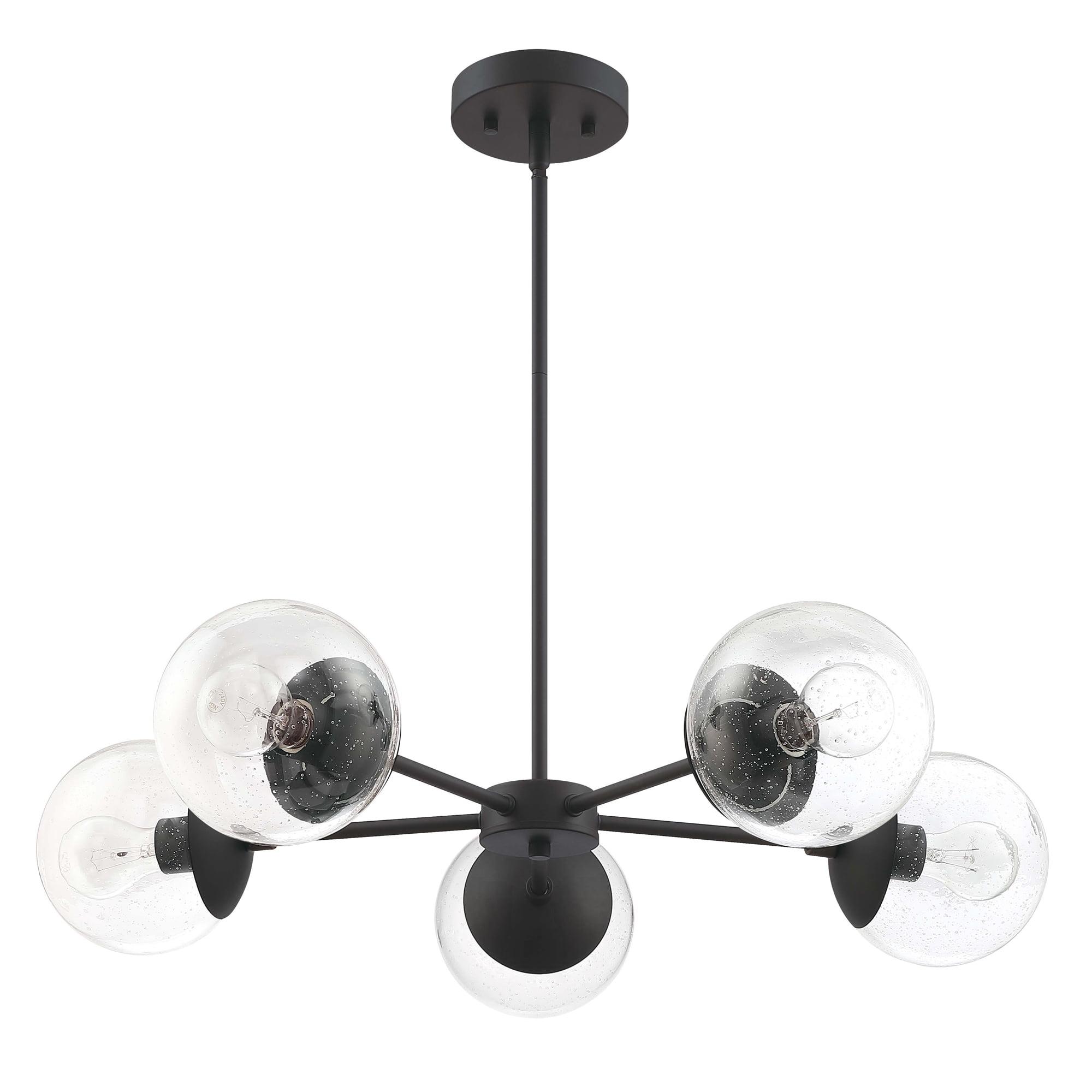 Design House Gracelyn 5-Light Chandelier in Matte Black