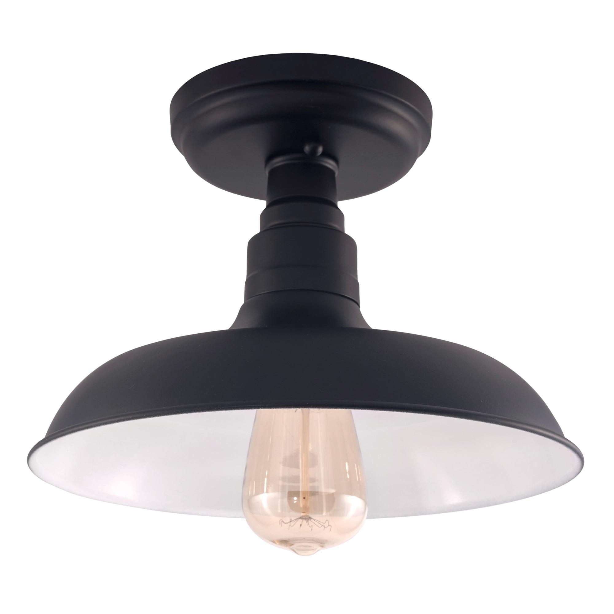 Kimball Matte Black 11" Indoor/Outdoor LED Ceiling Light