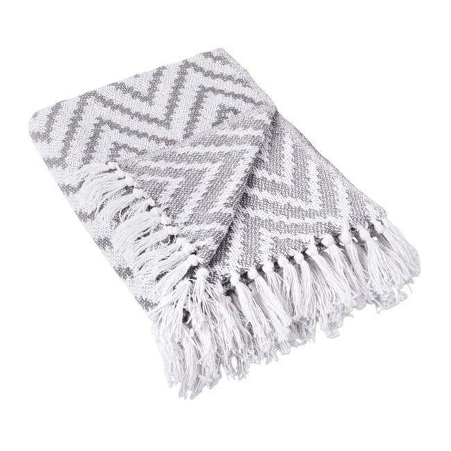 Design Imports Hand Woven Throw Blanket