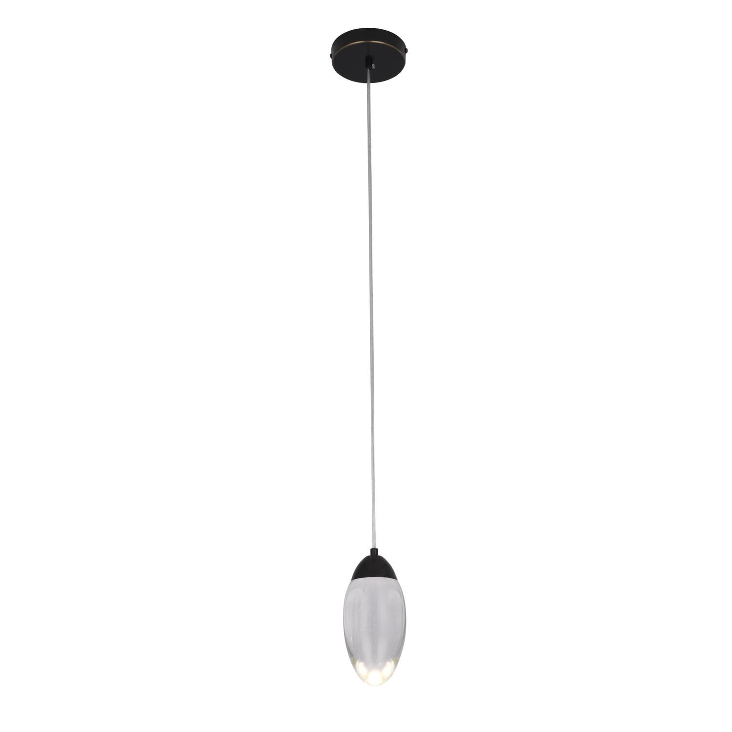 Orren Ellis Modern 1 Light LED Crystal Pendant