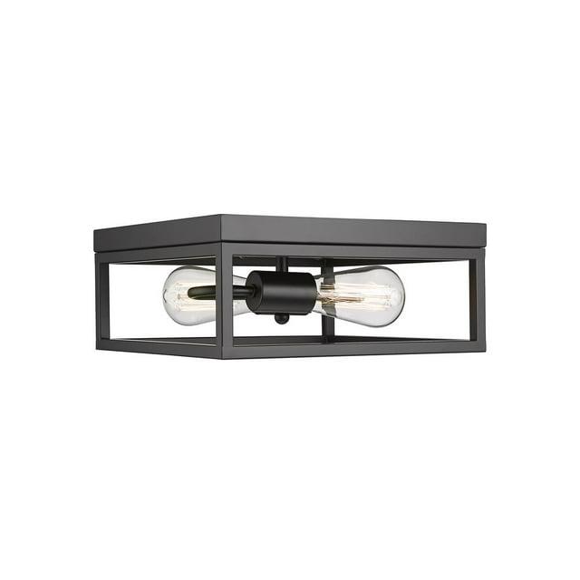 Bethel International Flush Mount Black  Iron
