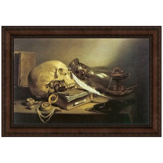 Vault W Artwork " A Vanitas Still Life, 1645 " by Pieter Claesz