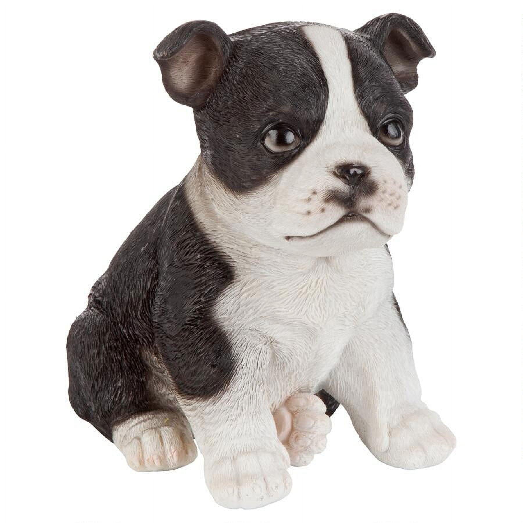 Boston Terrier Puppy Partner Dog Statue