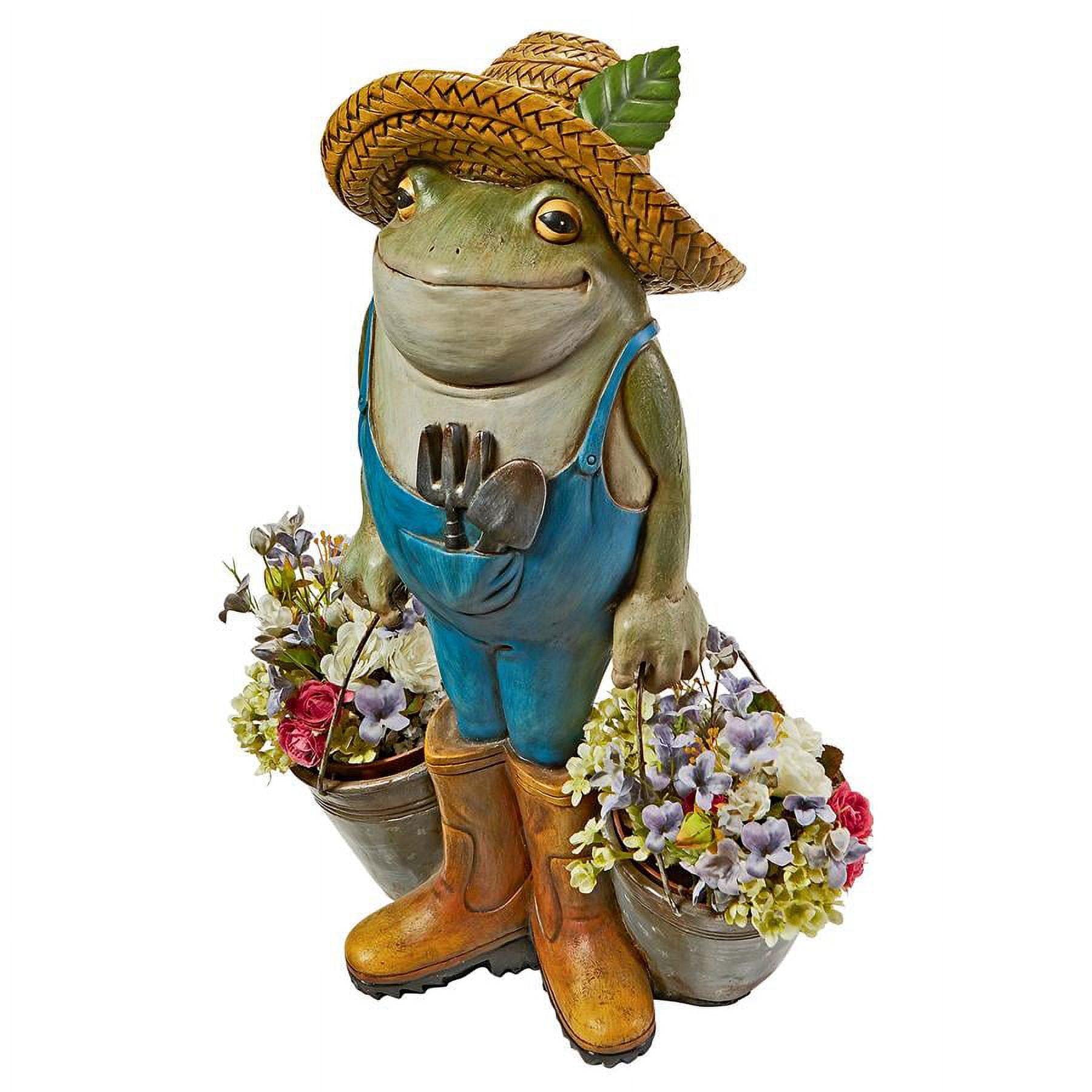 Buckets the Garden Frog Statue