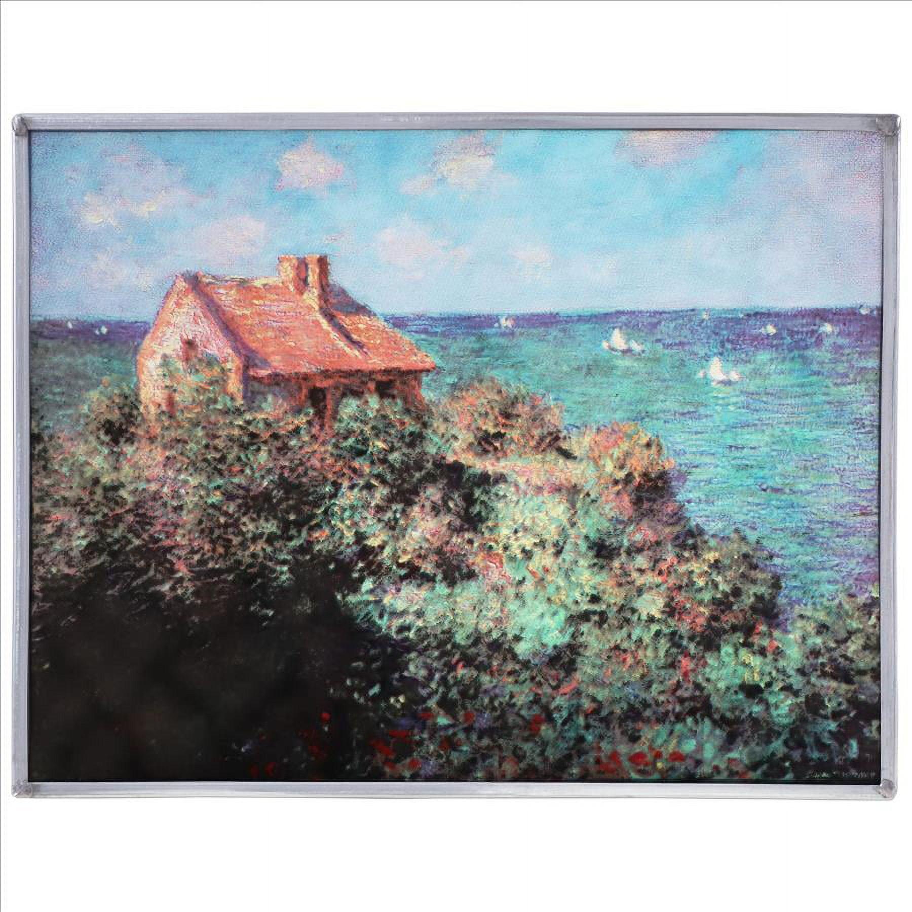 Design Toscano Fishermans Glass Window Panel