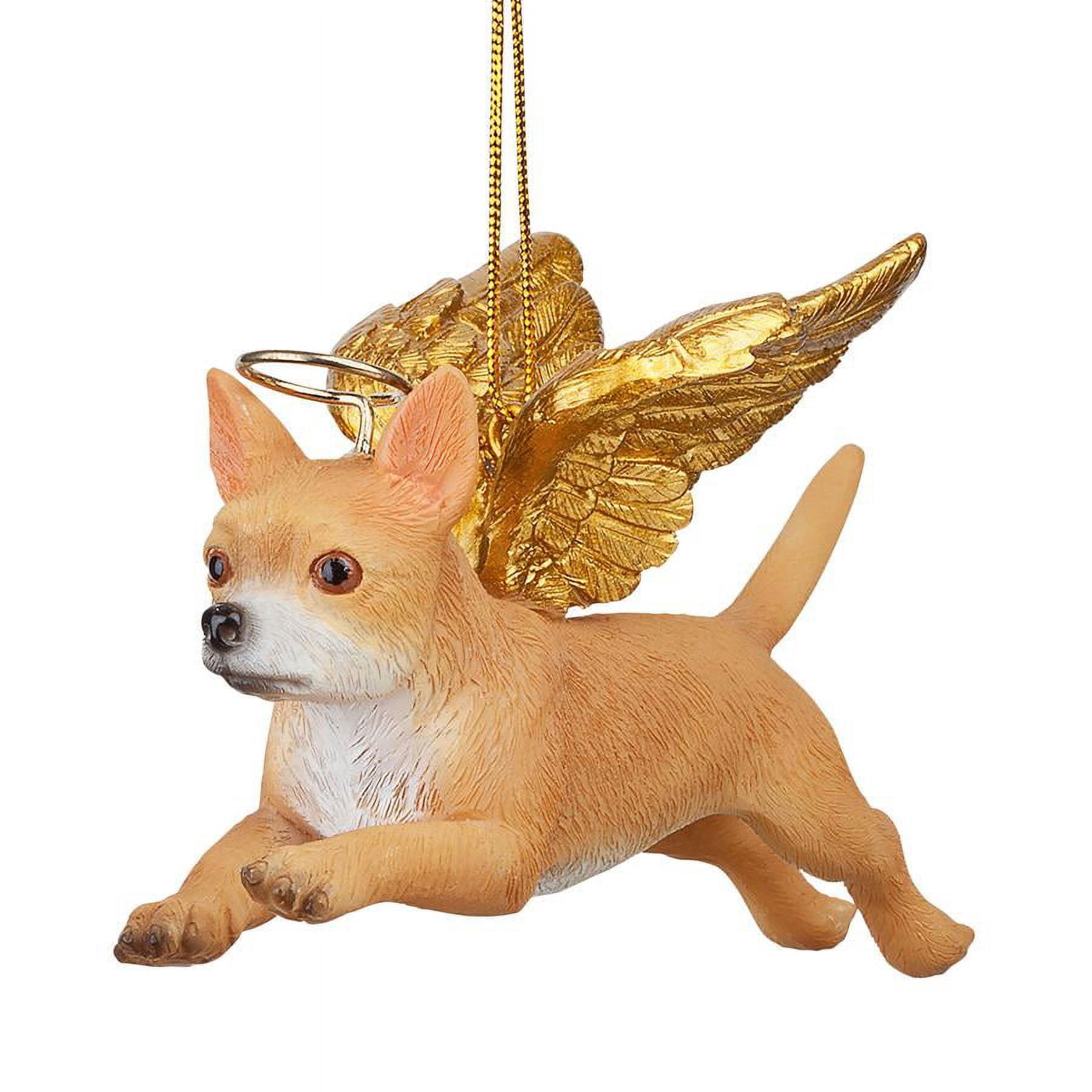 Design Toscano Honor the Pooch Chihuahua Holiday Dog Angel Ornament