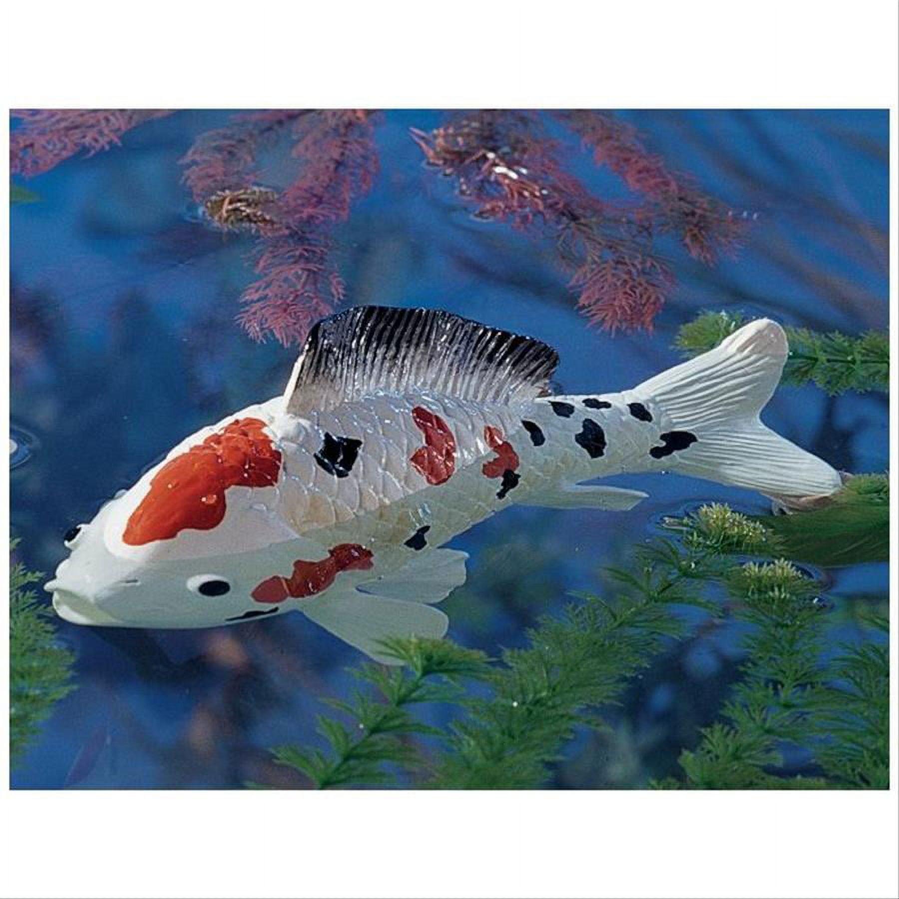 Hand-Painted Resin Japanese Koi Fish Sculpture