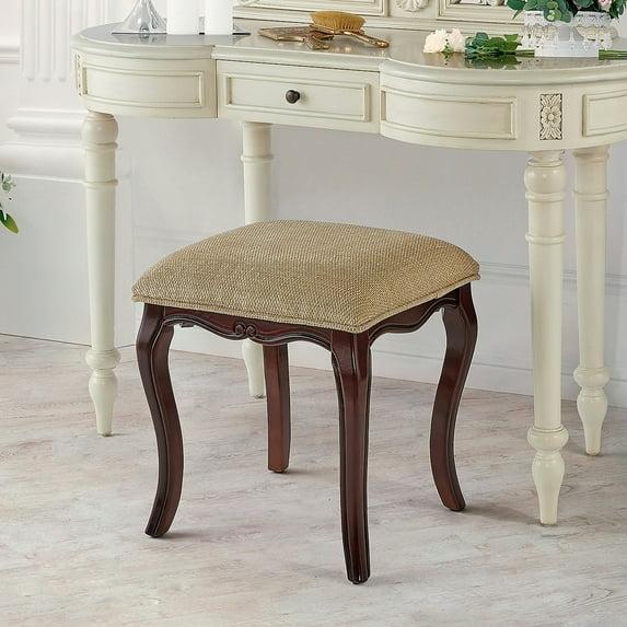 Design Toscano Lady Guinevere Upholstered Vanity Stool
