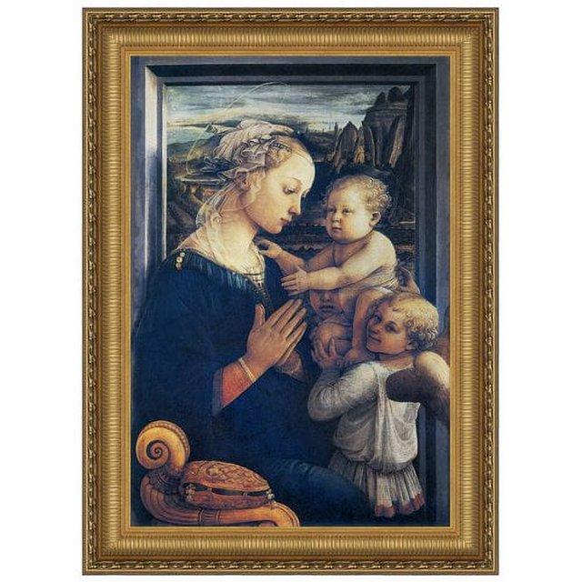 Vault W Artwork " Madonna And Child With Two Angels, 1465 " by Filippo Lippi