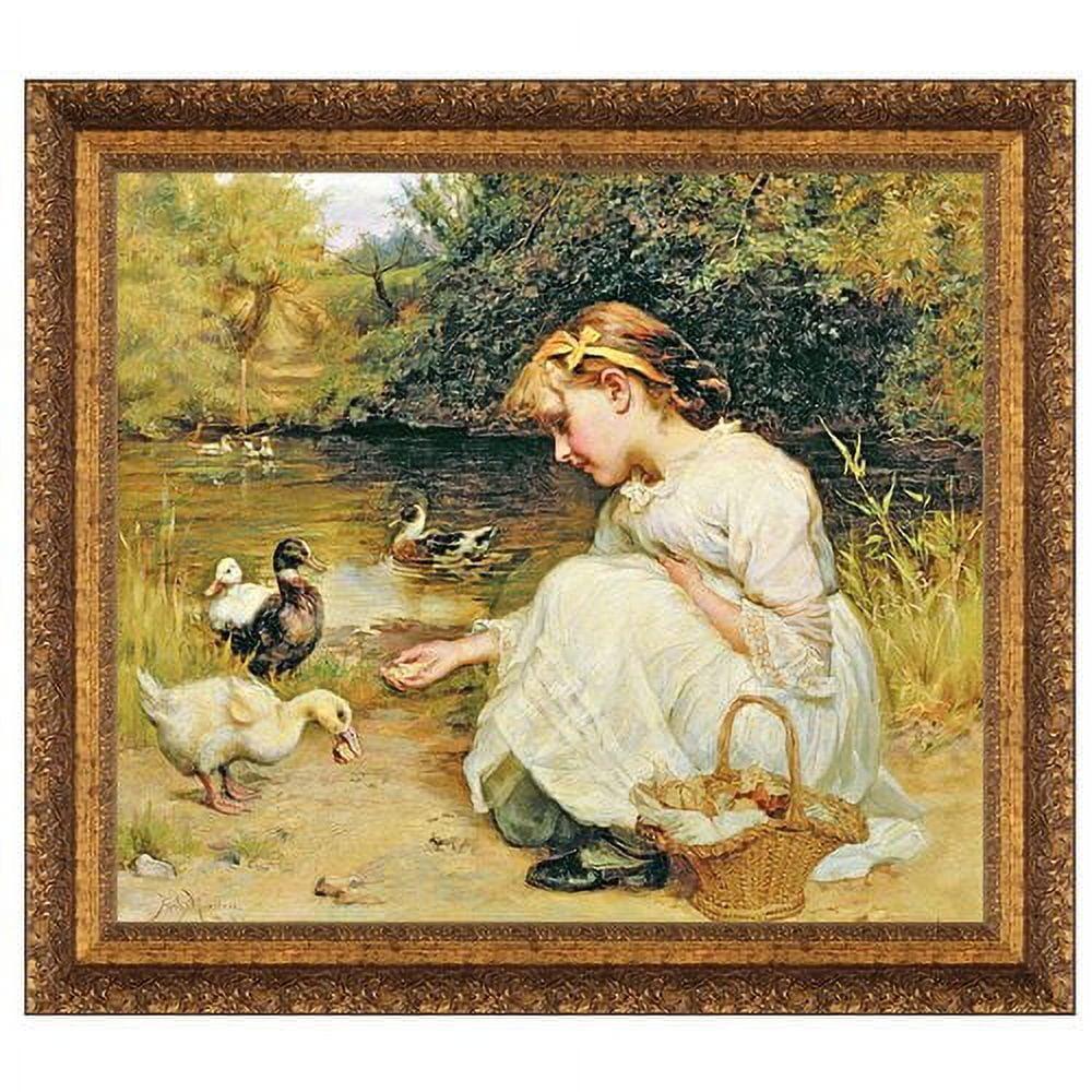 Vault W Artwork " Making Friends, 1885 " by Frederick Morgan