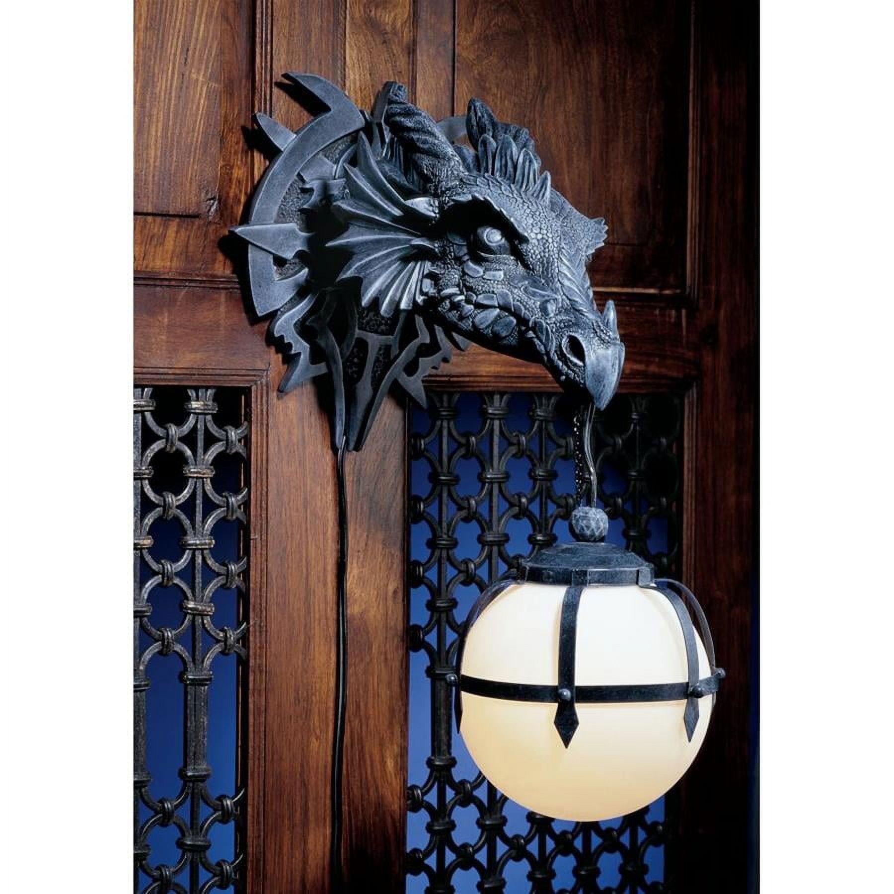 Marshgate Dragon Resin Plug-in Armed Sconce