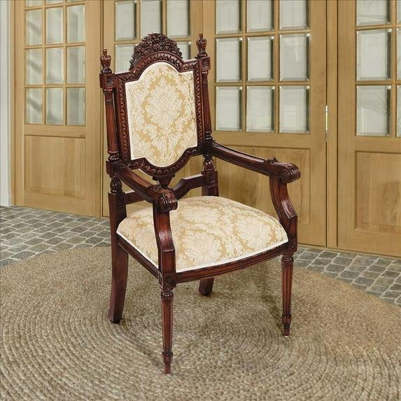 Design Toscano Salon des Rosiers Armchair